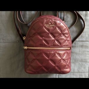 Kate Spade NY Natalia Mini Convertible Backpack - Cherrywood